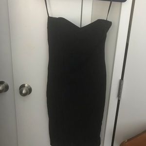 Bebe strapless corset dress